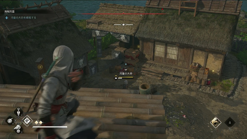 AC Shadows 海賊同盟 河童の大将を暗殺する 若狭 荒れた海岸