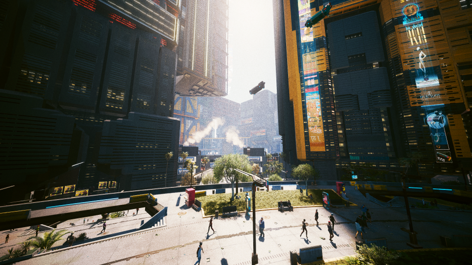 ナイトシティの景色 コーポ・プラザ