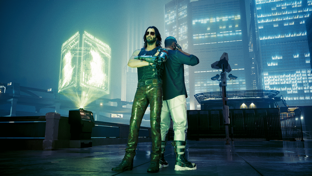 ジョニー・シルヴァーハンド氏とツーショ